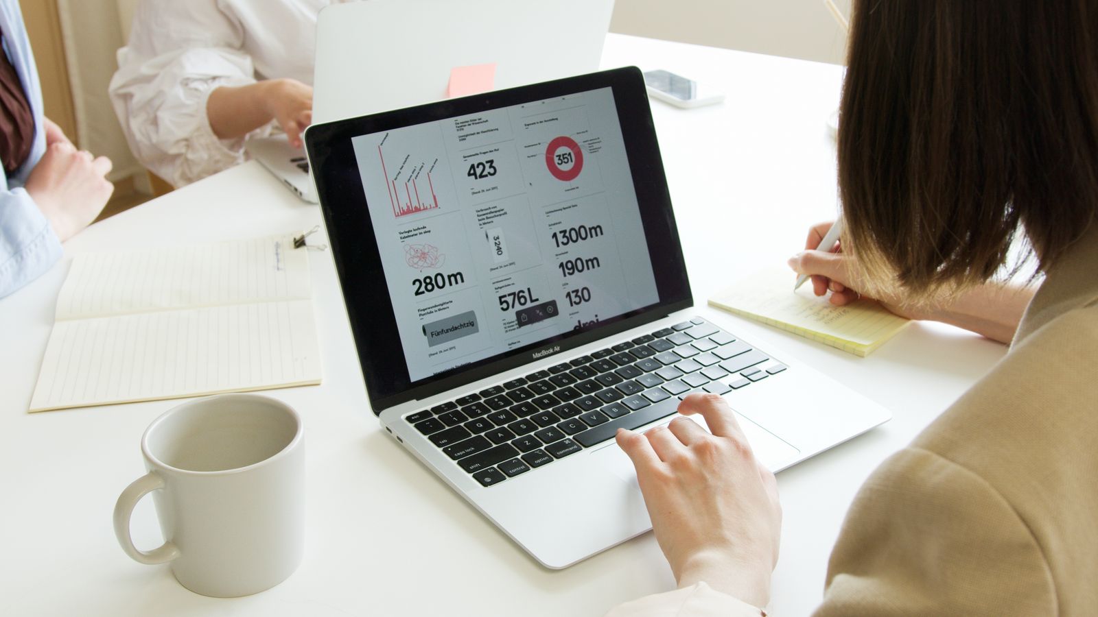 Analytics on screen